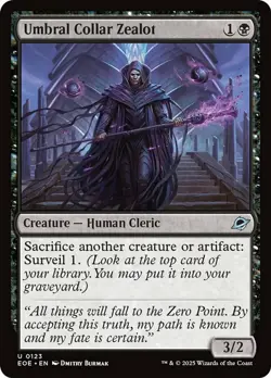 4x MTG Umbral Collar Zealot, NM-Mint, English Edge of Eternities - Image 1