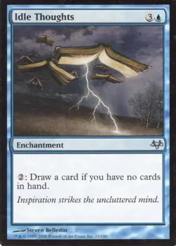 2X IDLE THOUGHTS 23/180 EVENTIDE MTG MAGIC MP X2 (yourdeckbuilder) - Image 2