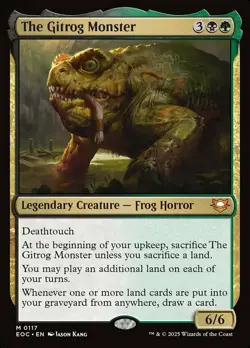 4x MTG The Gitrog Monster, NM-Mint, English Commander: Edge of Eternities - Image 1