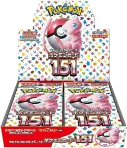 Japanese Pokemon 151 Booster Box Sealed Scarlet & Violet sv2a Card W Shrink USA - Image 1