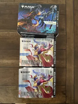 Magic: The Gathering Final Fantasy Gift Bundle and 2 collector booster boxes new - Image 13