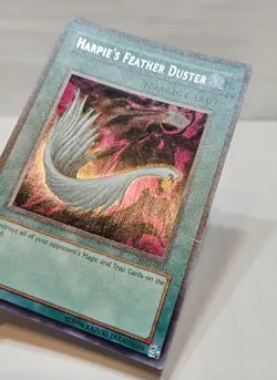 Harpie's Feather Duster SDD-003 Secret Rare Yugioh 7107 - Image 3