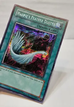 Harpie's Feather Duster SDD-003 Secret Rare Yugioh 7107 - Image 4