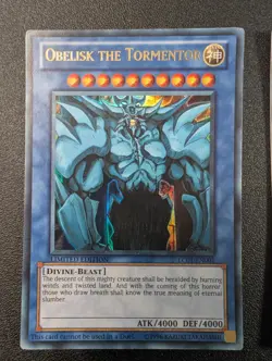 Slifer Ra Obelisk LC01-EN001 EN002 EN003 Ultra YuGiOh Egyptian God Card Set LP - Image 4