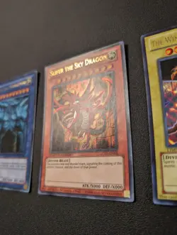 Slifer Ra Obelisk LC01-EN001 EN002 EN003 Ultra YuGiOh Egyptian God Card Set LP - Image 6