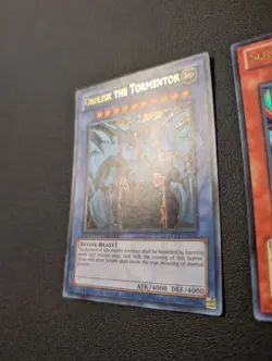 Slifer Ra Obelisk LC01-EN001 EN002 EN003 Ultra YuGiOh Egyptian God Card Set LP - Image 7