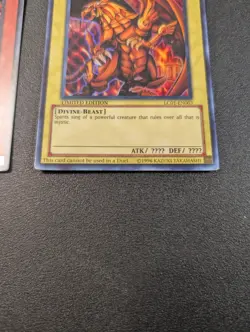 Slifer Ra Obelisk LC01-EN001 EN002 EN003 Ultra YuGiOh Egyptian God Card Set LP - Image 8