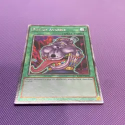 Pot of Avarice Yugioh RA03-EN160 Platinum Secret Rare PSR NM - Image 2