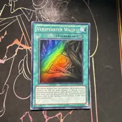 “German” CLOSED FOREST SUPER RARE YDT1-EN002 DE002 NEAR MINT YUGIOH - Image 1