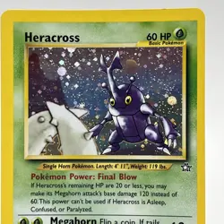 HERACROSS ( 6/111 ) Pokemon TCG 2000 Neo Genesis  Rare Holo Card - Image 4