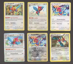 Porygon-Z Pokemon Card Collection Set of 6 English Cards Lot Bundle - Image 1