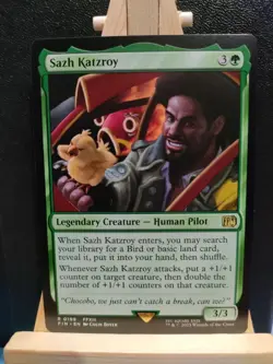 Sazh Katzroy - Final Fantasy - Rare - NM (see pics) MTG - Image 1