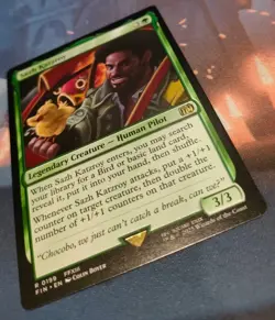 Sazh Katzroy - Final Fantasy - Rare - NM (see pics) MTG - Image 3