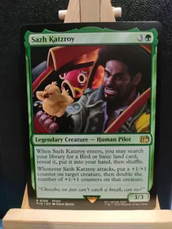 Sazh Katzroy - Final Fantasy - Rare - NM (see pics) MTG - Image 4