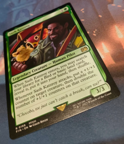 Sazh Katzroy - Final Fantasy - Rare - NM (see pics) MTG - Image 6