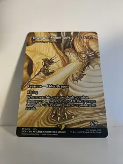 Dragon of Mount Gulg/Ancient Copper  Dragon - Showcase - NM - MTG - FCA #12 - Image 3