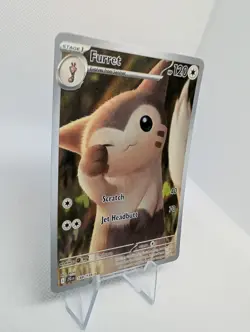 Furret 168/159 SV09: Journey Together Illustration Rare Pokemon TCG Card NM - Image 2