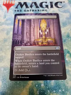 Mtg. Orzhov Basilica - Borderless. Double Masters 2022. Pack Fresh - Image 2