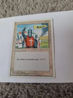 MTG Crusad E 4th Edition Rare Mp Magic The Gathering Mod Play - Image 1