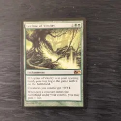 Leyline of Vitality NM Core Set 2011 (M11) Regular English MTG  - Image 1