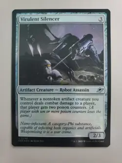 MTG Virulent Silencer Edge of Eternities Foil Uncommon  - Image 1