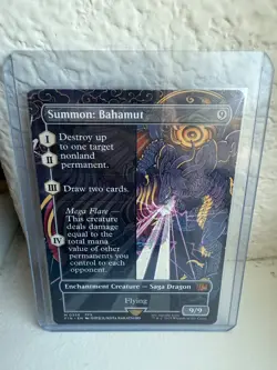 MTG Summon: Bahamut (Borderless) Regular - Final Fantasy (356) - Image 1