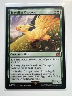 Traveling Chocobo â€“ Final Fantasy MTG 2025 Universes Beyond - Image 1