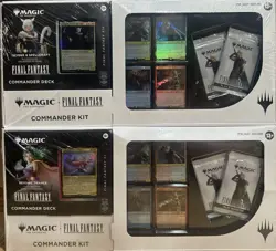 TWO  Magic The Gathering Final Fantasy Commander Deck Kit Costco EXCLUSIVE! - Image 1