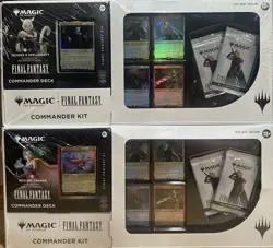 TWO  Magic The Gathering Final Fantasy Commander Deck Kit Costco EXCLUSIVE! - Image 2