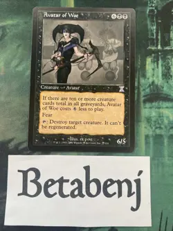 MTG Avatar of Woe Time Spiral Timeshifted - Image 3