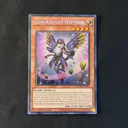 Yugioh! Gem-Knight Nepyrim BLMM-EN021 Secret Rare â€“ Mint Quality - Image 3