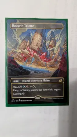 MTG Raugrin Triome Ikoria: Lair of Behemoths Near Mint Island Plains Mountain - Image 1