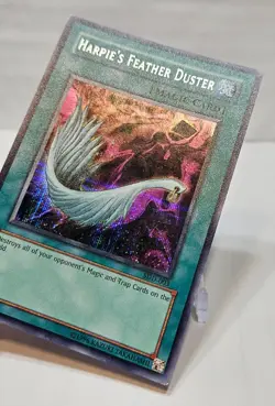 Harpie's Feather Duster SDD-003 Secret Rare Yugioh 7109 - Image 3