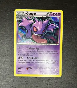 PokÃ©mon Gengar TCG Breakthrough Holo Card 60/162 2015 LP Rare - Image 1