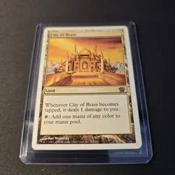 MTG City of Brass 322 Regular Rare Eighth Edition 8ED - Image 2