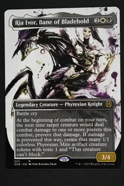Magic The Gathering: Ria Ivor Bane of Bladehold - ONE - Rare Borderless - NM MTG - Image 3