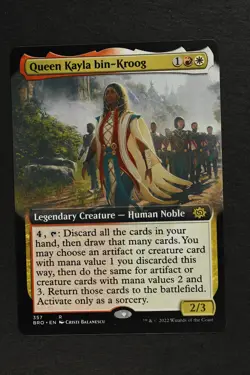 Magic The Gathering: Queen Kayla bin-Kroog - BRO - Rare Extended Art - NM - MTG - Image 1
