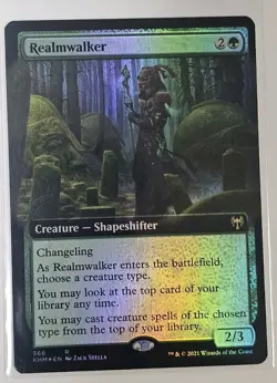Mtg - Realmwalker (Extended Art) (Foil) - Kaldheim (KHM) - Rare - NM - Image 1
