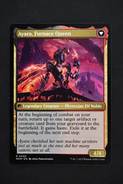 Magic The Gathering: Ayara Widow of the Realm - MOM - Rare - NM - MTG - Image 4