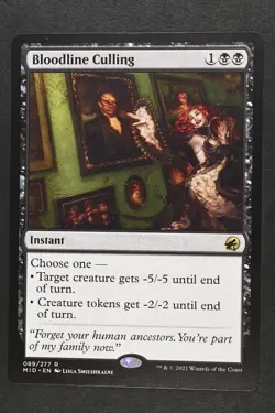 Magic The Gathering: Bloodline Culling - MID - Rare - NM - MTG - Image 1