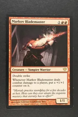 Magic The Gathering: Markov Blademaster - DKA - Rare - LP - MTG - Image 1