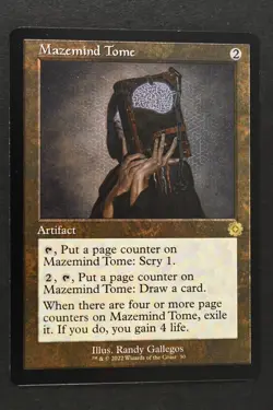 Magic The Gathering: Mazemind Tome - BRO - Rare Retro Frame - LP - MTG - Image 1