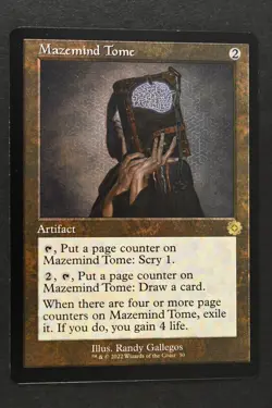 Magic The Gathering: Mazemind Tome - BRO - Rare Retro Frame - LP - MTG - Image 3