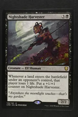 Magic The Gathering: Nightshade Harvester - CMR - Rare - NM - MTG - Image 3