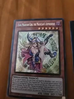 Yugioh Secret Rare Dark Magician Girl The Magicianâ€™s Apprentice ALIN-EN004 - Image 1