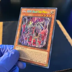 Yugioh! Evil HERO Dead-End Prison SUDA-EN002 Secret Rare â€“ Mint Quality - Image 1
