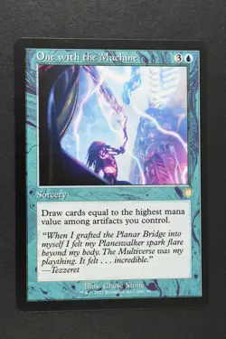 Magic The Gathering: One with the Machine - BRC Rare Retro Frame - LP/PLD - MTG - Image 1