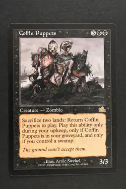 Magic The Gathering: Coffin Puppets - PCY - Rare - LP - MTG. - Image 3