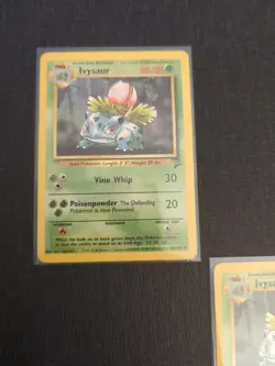 Pokemon TCG Ivysaur Card 44/130 Uncommon Vintage English Base Set 2 - Image 3