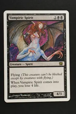 Magic The Gathering: Vampiric Spirit - 8ED - Rare - LP - MTG. - Image 1